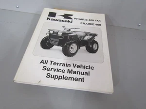 1999-01 KAWASAKI PRAIRIE 400 4X4 KVF400 SERVICE MANUAL SUPPLEMENT 99924-1243-53 - Picture 1 of 4