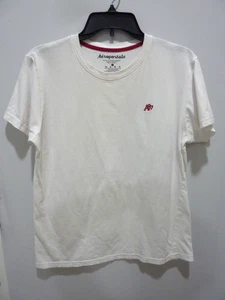 Aeropostale T-Shirt Adult SIZE L Short Sleeve White With Logo - Picture 1 of 6