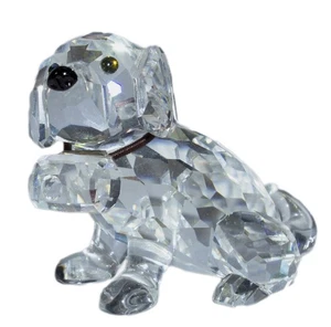 Swarovski Crystal Figurine, St Bernard Puppy, (201111) 1.5" MIB - Picture 1 of 4