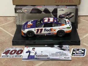 2023 Denny Hamlin FedEx Express JGR 400th Win Kansas Raced Version NASCAR 1/24 - Picture 1 of 19