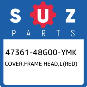 47361-48G00-YMK Suzuki Cover,frame head,l(red) 4736148G00YMK, New Genuine OEM Pa - Imagen 1 de 1