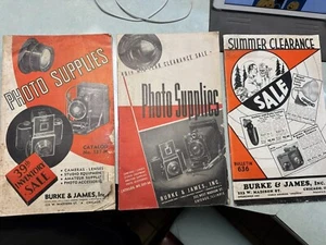 Vintage Burke & James Inc Photo Supplies Catalog Chicago Photography Advertising - Picture 1 of 12