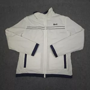vintage Roxy Jacket Womens 14 white reversible Windbreaker lightweight Size 14 - Picture 1 of 9