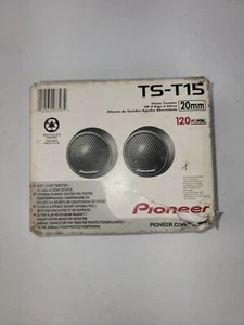 Pioneer TS-T15 Soft Dome 3/4" Tweeter 120W max Pair NOS - Picture 1 of 6