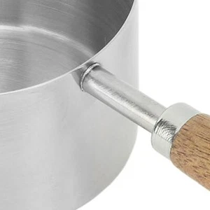 Mini Stainless Steel Saucepan 200ml Comfortable Grip Milk Butter Warmer Pot - Picture 1 of 12
