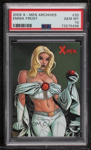 2009 Rittenhouse Marvel X-Men: Archives Emma Frost #20 PSA 10 GEM MT 0nr3