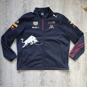 Puma Red Bull Racing Official Teamline Softshell Jacket Formula 1 2021 Men's XXL - Picture 1 of 5