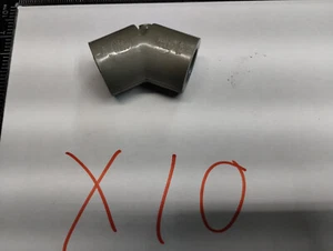 LOT OF 10  1/2" .5" Socket CPVC Schedule 80 45° Elbow SLIP GLUE NFS-PW NNB - Picture 1 of 2