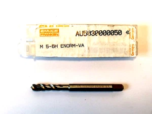 (2) Nuevo en caja emuge AU503000.0050 flauta espiral VA grifos inferiores: M5 x 0.8, HSSE - Imagen 1 de 4