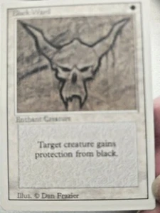 MTG Black Ward Revised Edition regolare non comune nuovo vecchio stock vedi descrizione - Foto 1 di 2