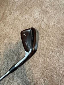 MIZUNO MP-64 #6 IRON WITH A FLIGHTED RIFLE 6.5 SHAFT AND A GOLF PRIDE MID   GRIP