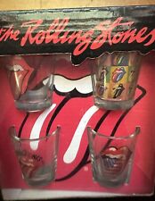 Rolling Stones Shot Glasses Set, New In Box , Iconic Logo!