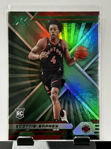 2021-22 Panini Chronicles XR Scottie Barnes #379Green Rookie RC Toronto Raptors - Picture 1 of 2