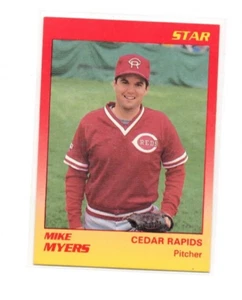 1989 Star Co. Cedar Rapids Reds #14 Mike Myers fast neuwertig Minor Leagues - Bild 1 von 2