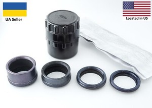 KMZ Macro Extension Tubes M39 Screw 4 Metal Rings Leica, Zorki, FED, Mir