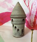 Small Stoneware Pottery Wizard's Medieval Tower Handmade 12cm High