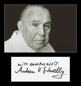 Andrew Schally - American endocrinologist - Signed card + Photo - Nobel - Picture 1 of 3