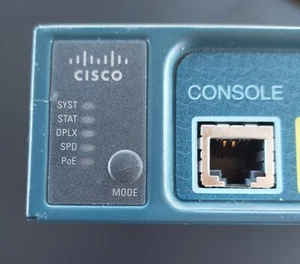 Cisco Catalyst WS-C3560-8PC-S PoE Switch 15.0 IOS 3560 Mode Bttn 1-YR WARRANTY! - Picture 1 of 3