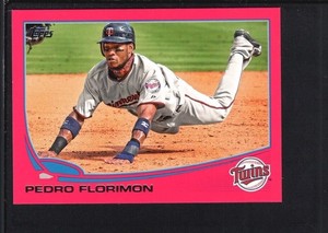 PEDRO FLORIMON 2013 TOPPS MINI #451 PINK PARALLEL TWINS SP #19/25