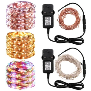 100-500 LED Fairy Lights String Light Copper Wire Outdoor Christmas Tree Party - Picture 1 of 16