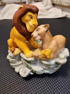 Disney The Lion King Circle of Life Schmid Ceramic Working Music Box 1994 - Picture 1 of 9