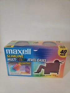Maxwell CD Slimline Storage Cases 40 Pack - Protect & Organize CDs - 40 Pack - Picture 1 of 5