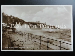 c1937 RP - Storm at DERBY CASTLE, Douglas, I.o.M. - Picture 1 of 1