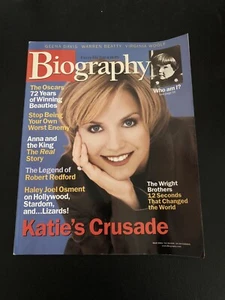 Vintage März 2001 BIOGRAPHIE MAGAZIN - Cover: Katie Couric - Bild 1 von 5