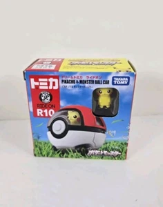 Takara Tomy Tomica Dream Ride on R10 Pikachu & Monster Ball Car Pokemon Pikachu - Picture 1 of 7