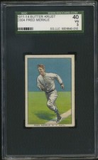 1911 D304 Fleishmann Bakery Butter Krust Bread - Fred Merkle - SGC 3 VG - N.Y.