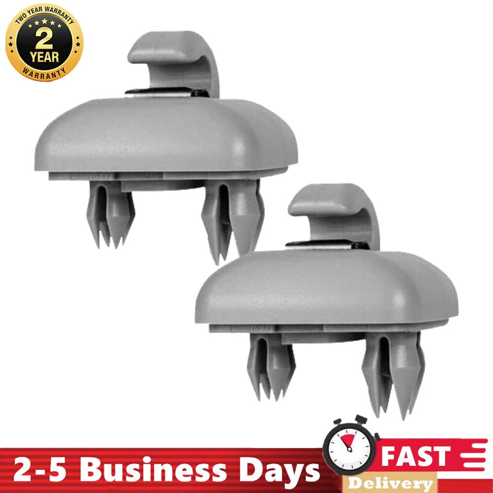 2pcs 8U0857562A Sun Visor Clip Holder For Audi A3 S3 A4 S4 A5 S5 Q3 Quattro Gray Foto 1 de 4