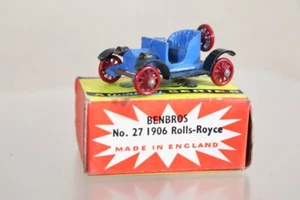 BENBROS 27 MIGHTY MIDGET 1906 ROLLS ROYCE CAR BOXED og - Picture 1 of 12