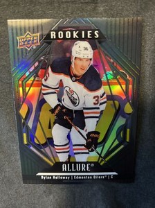 22-23 UD Allure Hockey Rookies Black Diamond 121 Dylan Holloway