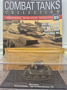 ALTAYA DEAGOSTINI, SKALA 1:72 M4A3 76MM NIEMCY 1945, 761. BATALION II wojna światowa 1945, czołg +mag - Zdjęcie 1 z 3