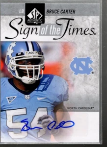 B3818- 2011 SP Authentic Sign of the Times #STBC Bruce Carter D Auto *SAMPLE PIC - Picture 1 of 2