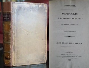 Sophoclis tragoediae septem : cum lectionis varietate et annotationibus / a Rich - Bild 1 von 2