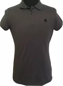 Camisa polo para mujer Apple grande en L gris logotipo de manzana bordado - Imagen 1 de 8