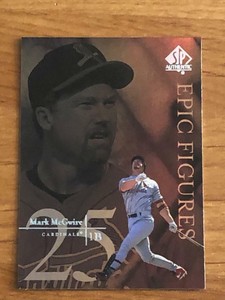 1999 SP Authentic Epic Figures #E23 Mark McGwire Cardinals Insert