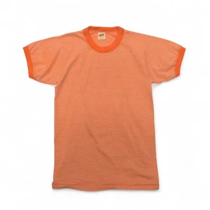BUNDLE - VINTAGE Russell Athletic Orange Blank Ringer Tees | Youth M | 3-pack - Picture 1 of 5
