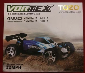 vortex Tozo 1/18th Scale Electric RTR 2.4Ghz RC 4WD Used Unverified - Picture 1 of 12