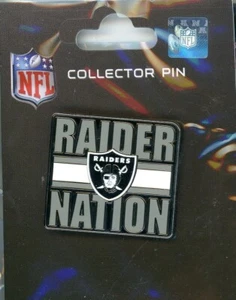 Raider Nation pin New in Package Las Vegas Oakland Los Angeles pin mint Raiders - Picture 1 of 1