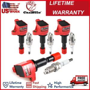4X Ignition Coil + 4X Spark Plugs 6994 For Honda 2007-2008 1.5L L4 C1578 UF581 - Picture 1 of 14