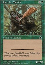 Gorilla Warrior X4 (Portal 1) MTG (NM) *CCGHouse* Magic