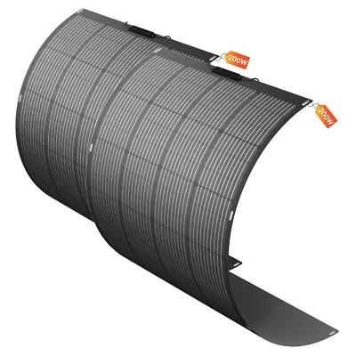 MHPOWOS Solarpanel Flexibel 100W/24V 200W/30V Solarmodul Solaranlage für Boot - Bild 1 von 4