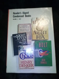 Reader's Digest Condensed Books Vol 3 1987 Hardcover – First Edition - Picture 1 of 7