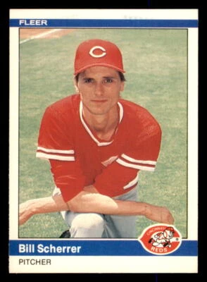 1984 Fleer #482 Bill Scherrer Cincinnati Reds RC - Image 1 of 2