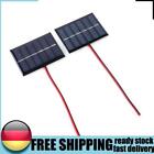 1/2 Pcs Solar Cell with Cable 1W 3V Solar Charging Panel for Lamp Fan Pump DE