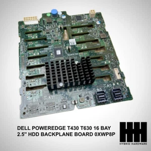 XWP8P DELL POWEREDGE T430 T630 16 BAY 2.5'' HDD BACKPLANE BOARD 0XWP8P - Picture 1 of 1