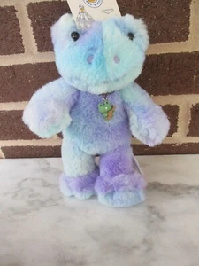 Build A Bear lila/blaue Krawatte Frosch 9 Zoll - Frosch Charm auf Ball Kette Halskette - Bild 1 von 5