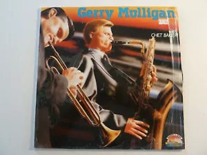 Gerry Mulligan Quartet With Chet Baker Record Vinyl Lp Italy 1986 Jazz - Picture 1 of 6